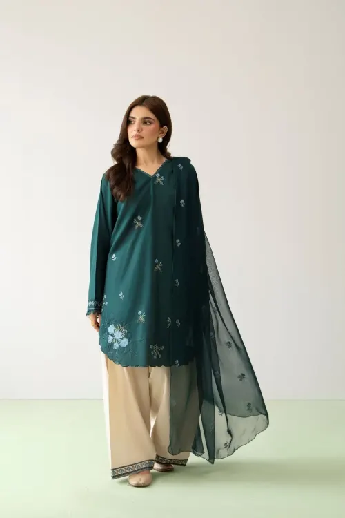 EMBROIDARY THREE PIECE